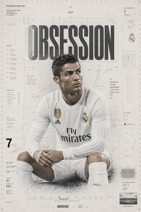 Obsession: Ronaldo Design Proof