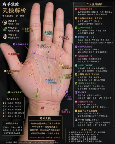 Magazine-Style Palmistry Card Design