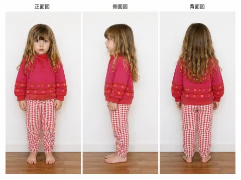Pink Sweatshirt Kids Fashion Reference