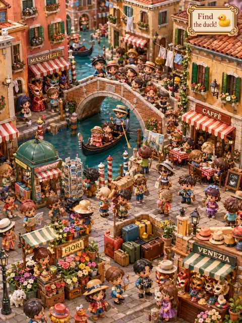Venice Hidden Duck Diorama Challenge
