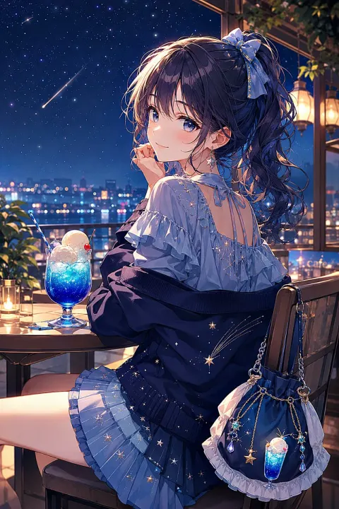 Starry Soda Summer Night
