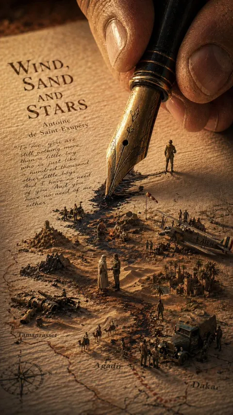 Wind Sand Stars Surreal Cover