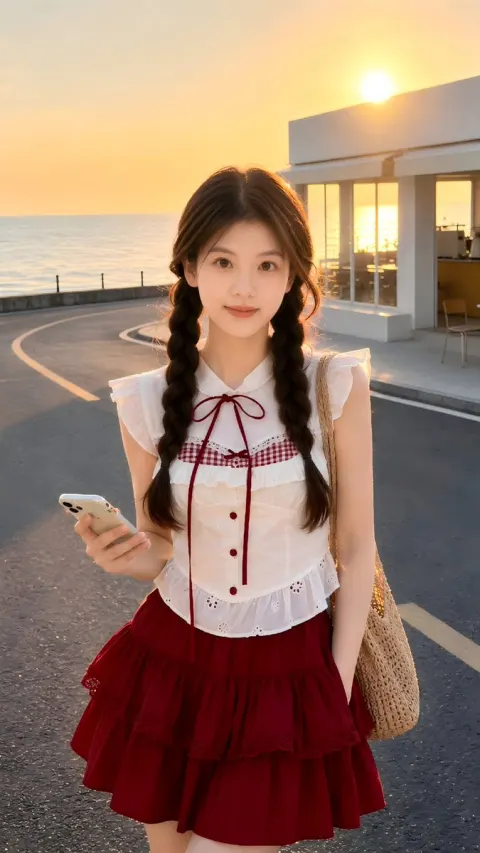 Golden Hour Coastal Portrait