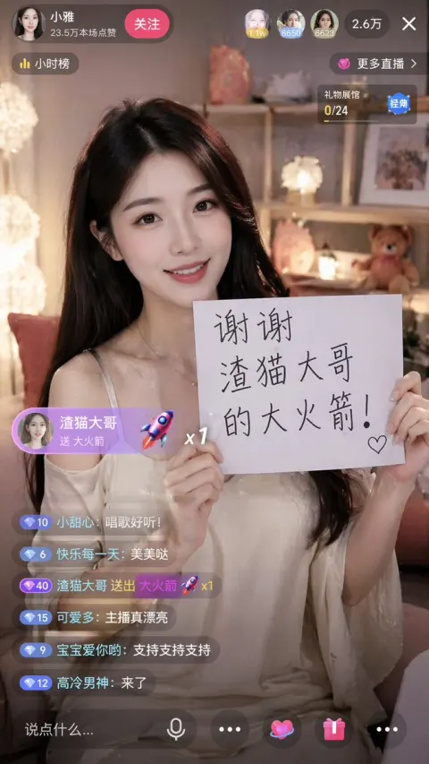 Streamer Thanks Fan for Rocket Gift