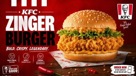 Cinematic Crispy Chicken Burger Commercial