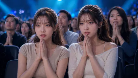 Twins Await Quiz Show Result
