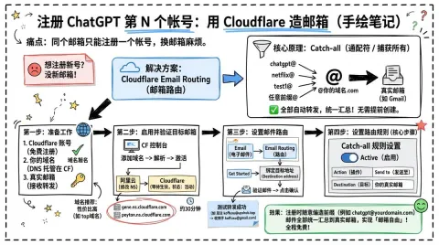 Cloudflare Email Routing For ChatGPT Accounts