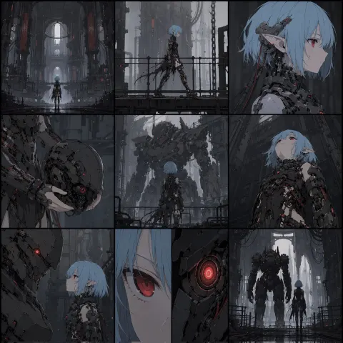 Cyberpunk Mecha Elf Storyboard