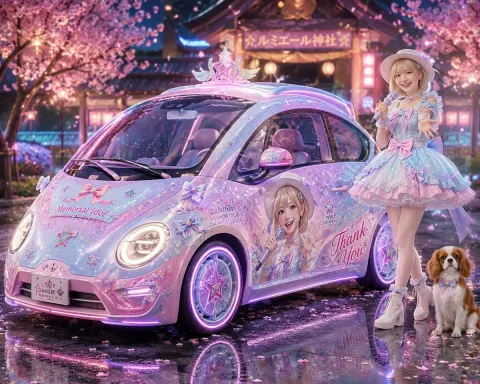 Magical Idol Itasha Night Shrine Scene