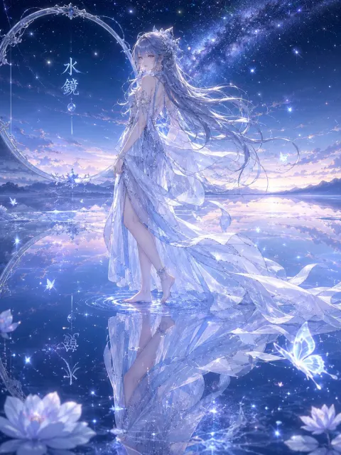 Water Mirror Maiden Fantasy