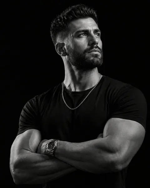 Cinematic Monochrome Portrait