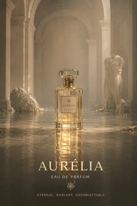 Cinematic Perfume Ad Ancient Ruins