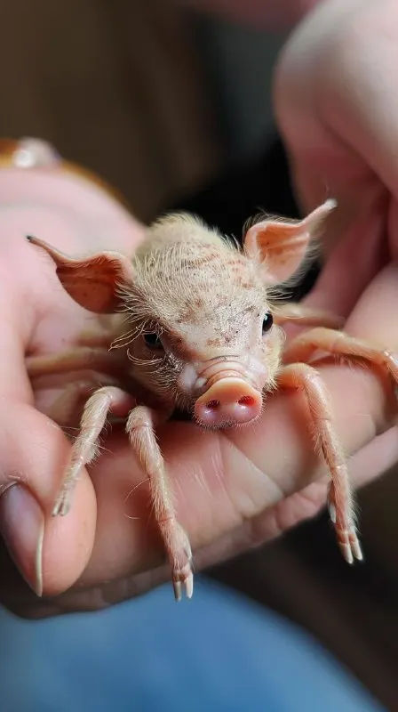 Pig and Spider Hybrid Creature Concept Photo