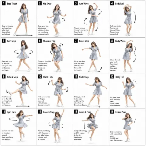 16-Step Pop Dance Tutorial
