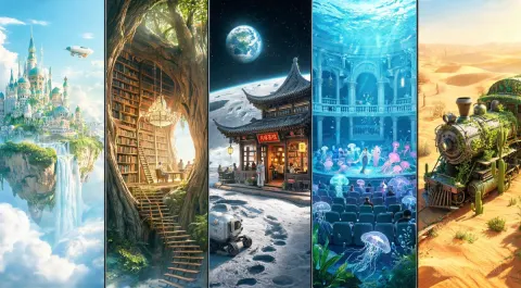 Five Fantasy Scenes