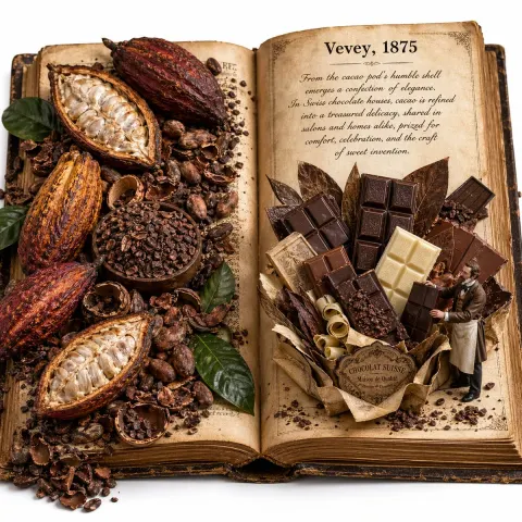 Edible Chocolate History Book