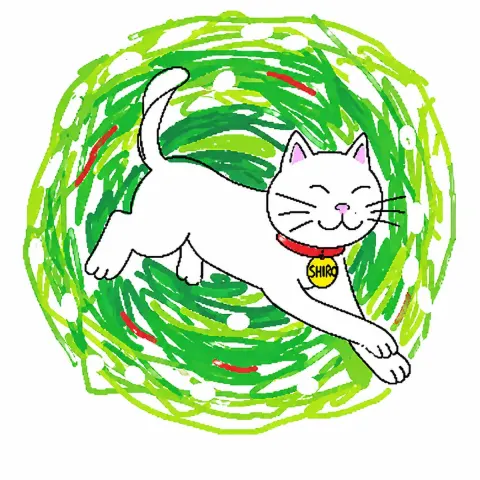Clumsy Cat Doodle Meme Art