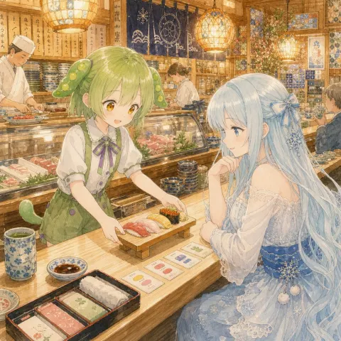 Enchanted Sushi Bar Duo