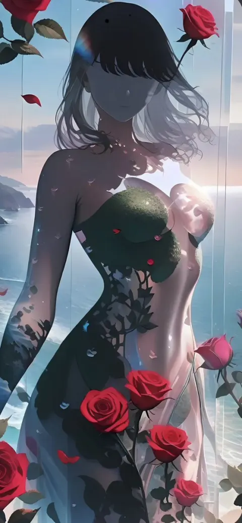 Rose Spirit's Twilight Window