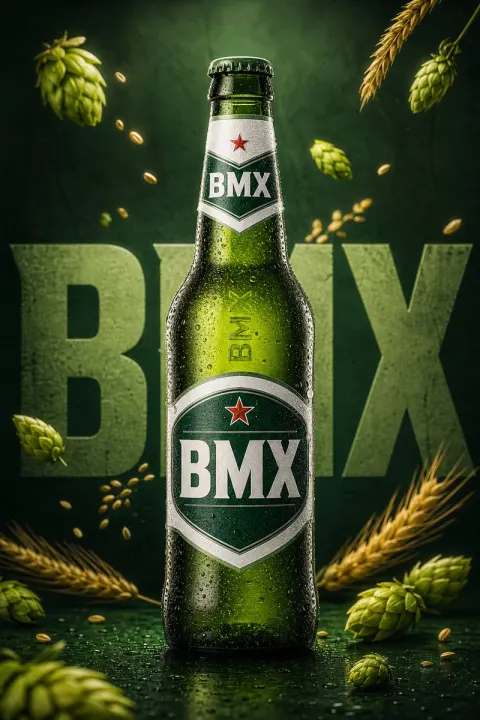 Premium Beer Commercial Product Poster