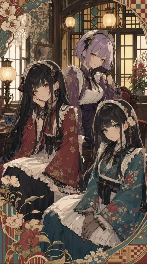 Taisho Romance Trio Portrait