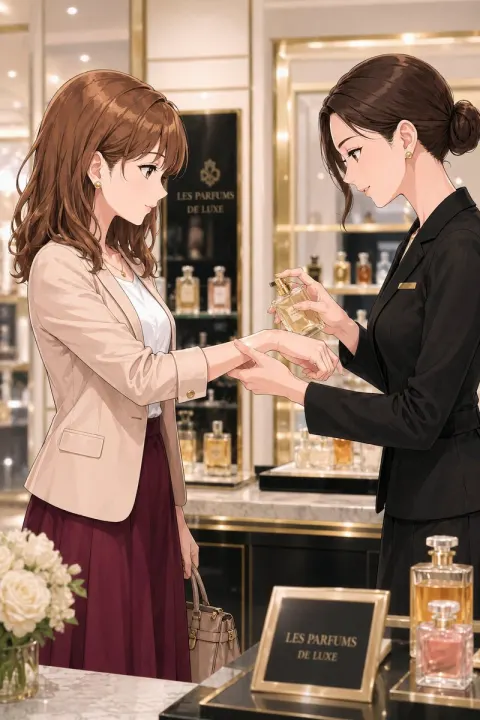 Luxury Perfume Counter Anime