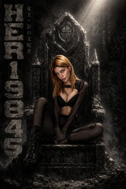 Throne Queen Cinematic Poster