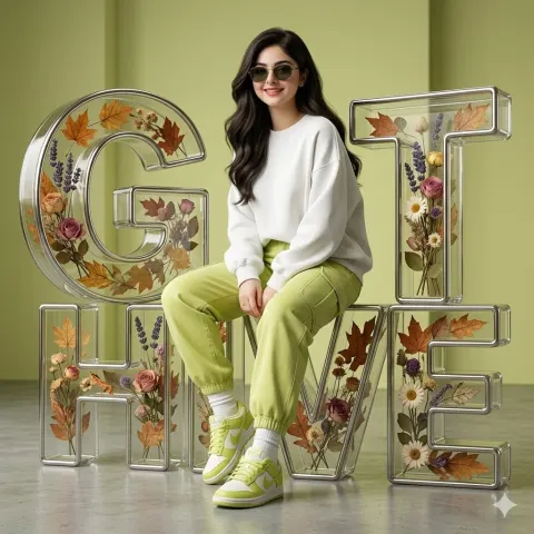 Lemon Green Futuristic Fashion Editorial