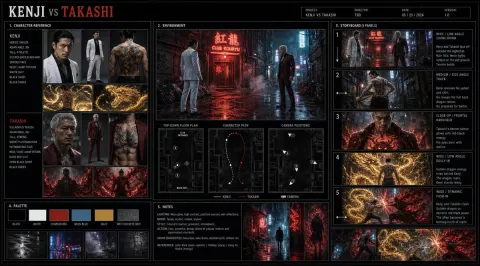 Kenji Vs Takashi Film Plan