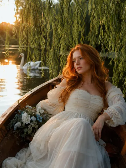 Dreamy Swan Lake Reverie