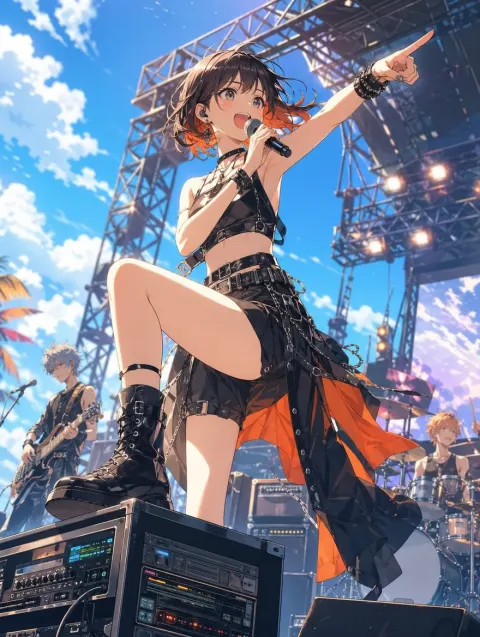 Anime Punk Rock Festival Scene