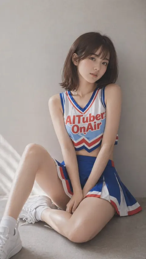 Japanese Cheerleader Portrait Photo