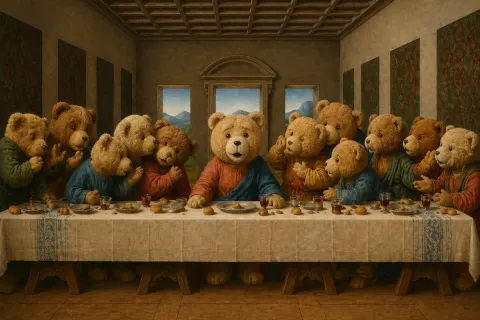 Teddy Bears Last Supper