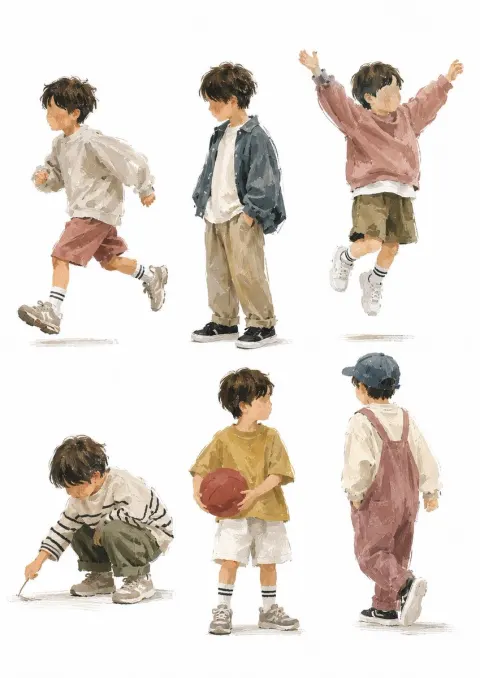 Kids Fashion Character Collection