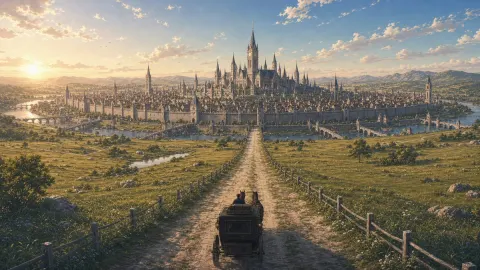 Carriage Journey to Epic Walled City