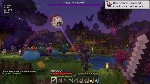 Voxel Game Boss Fight