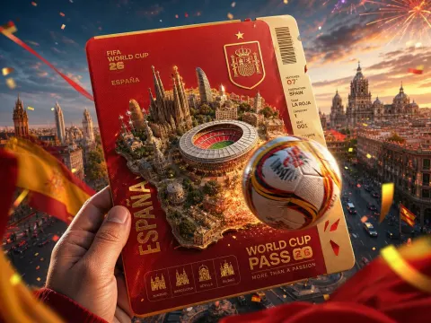 FIFA World Cup Spain Pass Poster
