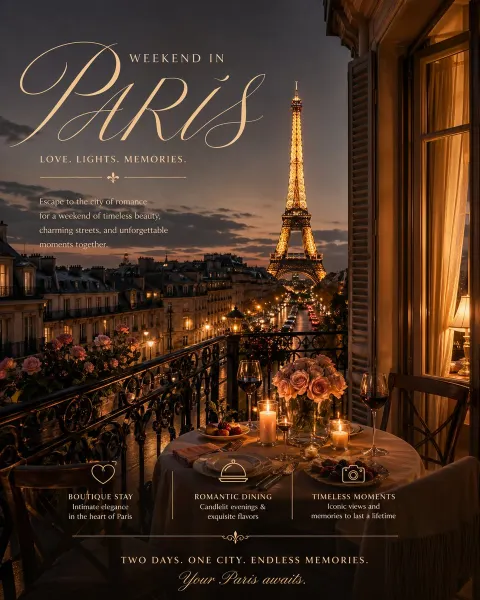 Romantic Weekend Getaway Poster
