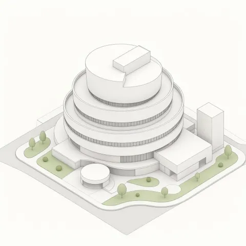 Circular Tiered Building Concept