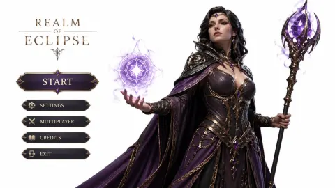 Sorceress Game Main Menu