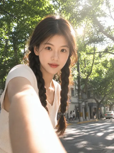 Summer Street Selfie Portrait