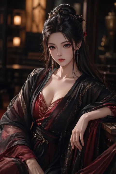 Masked Noblewoman Fantasy Portrait