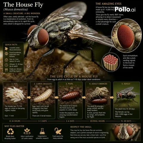 House Fly Life Cycle Revealed