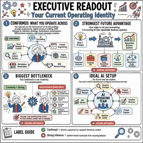 AI Operating Identity Strategy Infographic