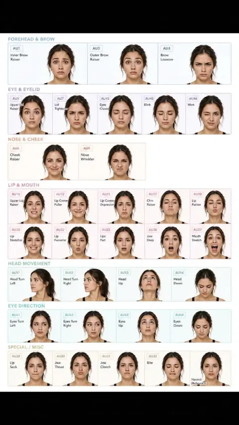 FACS Expression Grid Reference