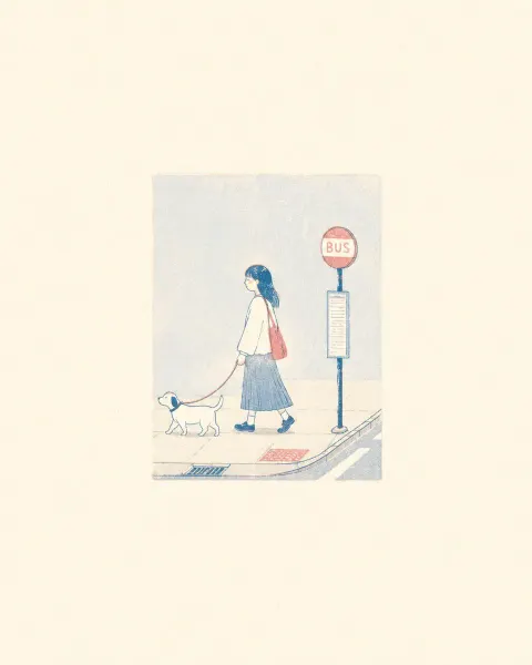 Minimalist Poetic Risograph Art