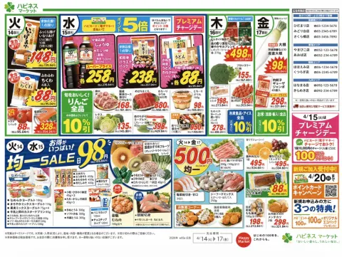 Japanese Supermarket Promo Flyer Design