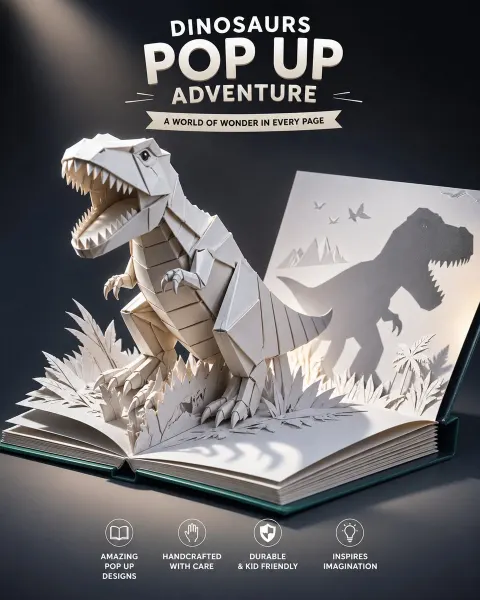 Dinosaur Pop-Up Book Ad