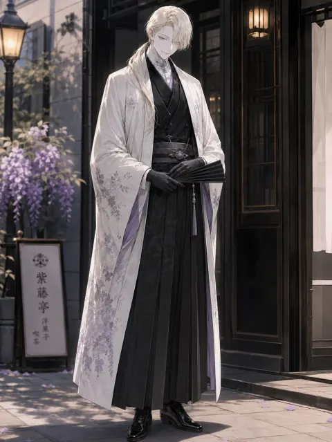 Mysterious Noble at Wisteria Shop