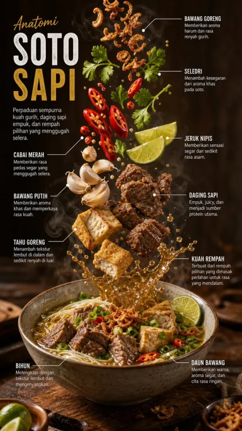 Hyper-Realistic Food Infographic